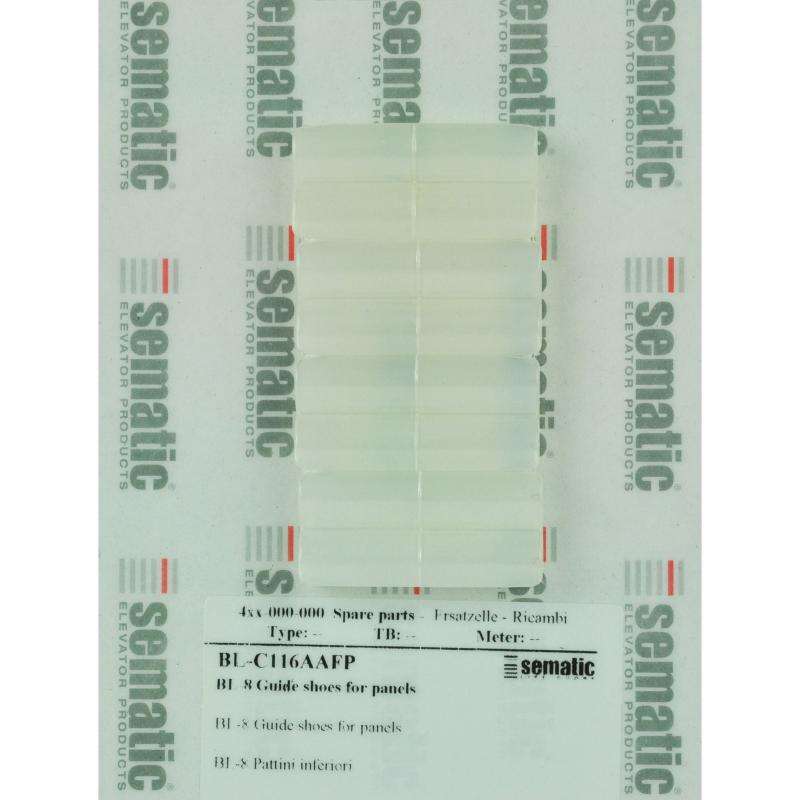 BL-C116AAFP | 8x Guide shoe (for sill with 10mm groove)