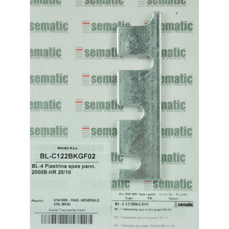 BL-C122BKGF02 | 4x 2 mm shimming spacer for panels